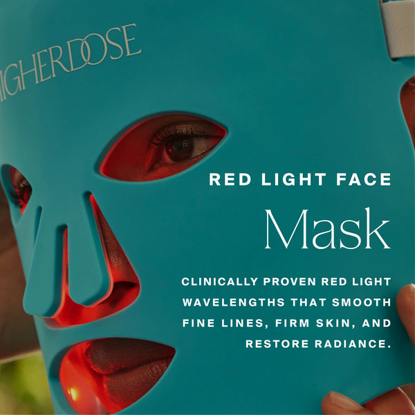 HigherDOSE RED LIGHT THERAPY FACE MASK