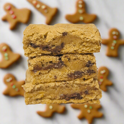 GINGERBREAD BLONDIES