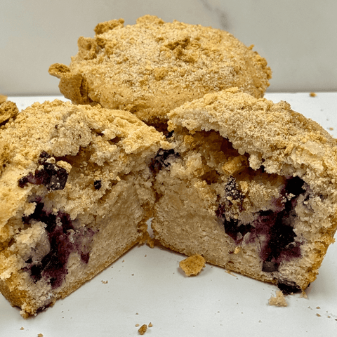 BLUEBERRY COBBLER MUFFINS