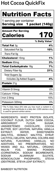 HOT COCOA QUICK FIX